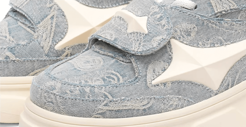 1807 INF-002 Paisley Star Straps Chunky Sneakers | Face 3 Face