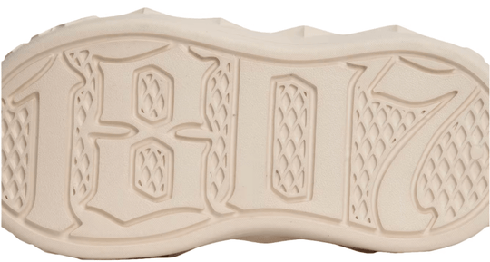 1807 INF-008 Gothic Lace Up Shearling Chunky Half Sneakers | Face 3 Face