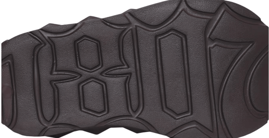 1807 INF-010 Gothic Brown Shearling Chunky Platform Clogs | Face 3 Face