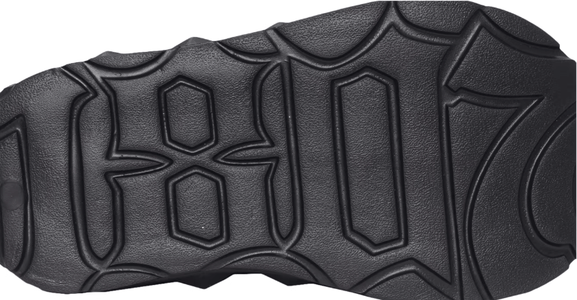 1807 INF-010 Gothic Black Teddy Chunky Platform Clogs | Face 3 Face