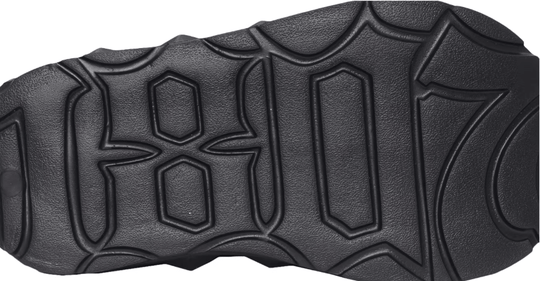 1807 INF-010 Gothic Black Teddy Chunky Platform Clogs | Face 3 Face