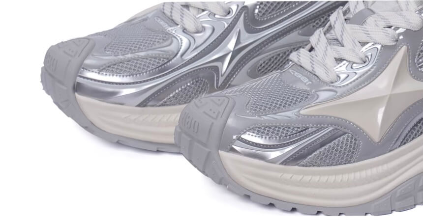 1807 × OGR Infinite Star Meteor Rattlesnake Dad Sneakers | Face 3 Face