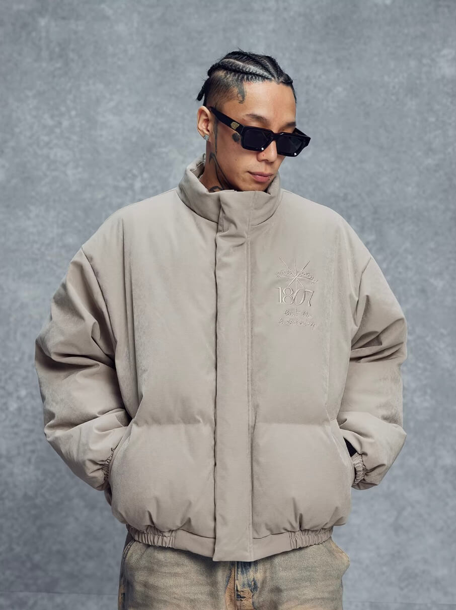 1807 Star Embroidered Down Jacket