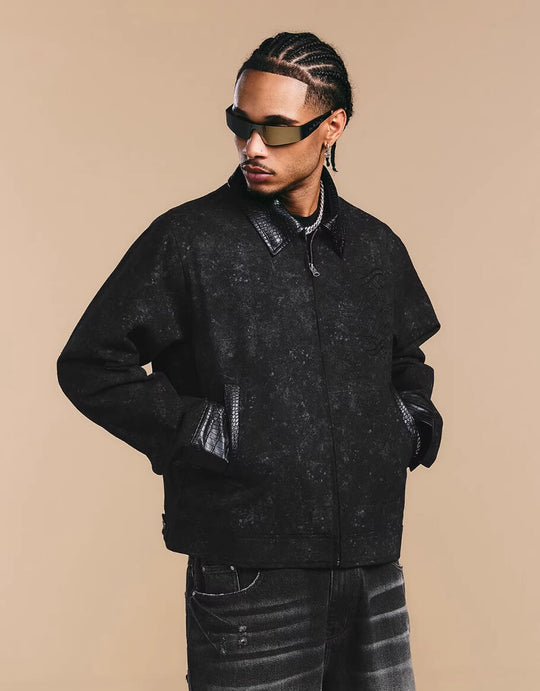 1807 ROLLTHEDICE Chain Stitched Detroit Jacket | Face 3 Face