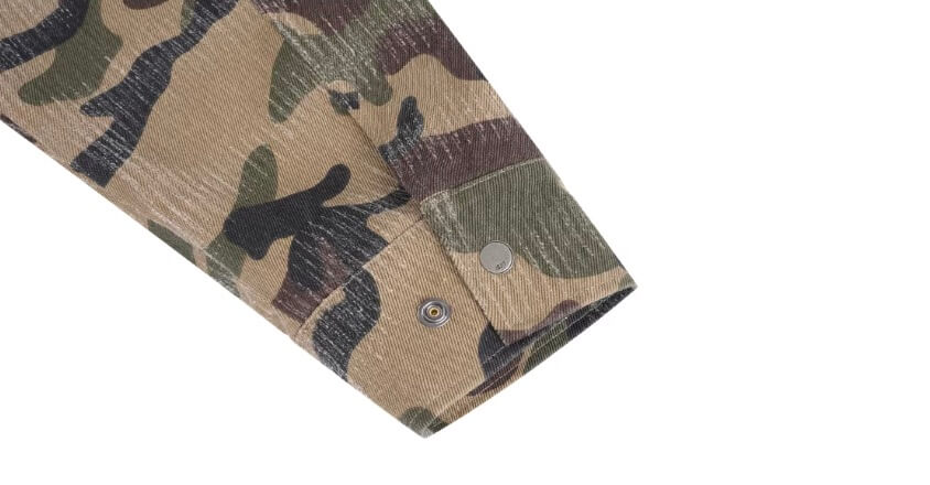 1807 18X7 Camouflage Print Detroit Jacket | Face 3 Face