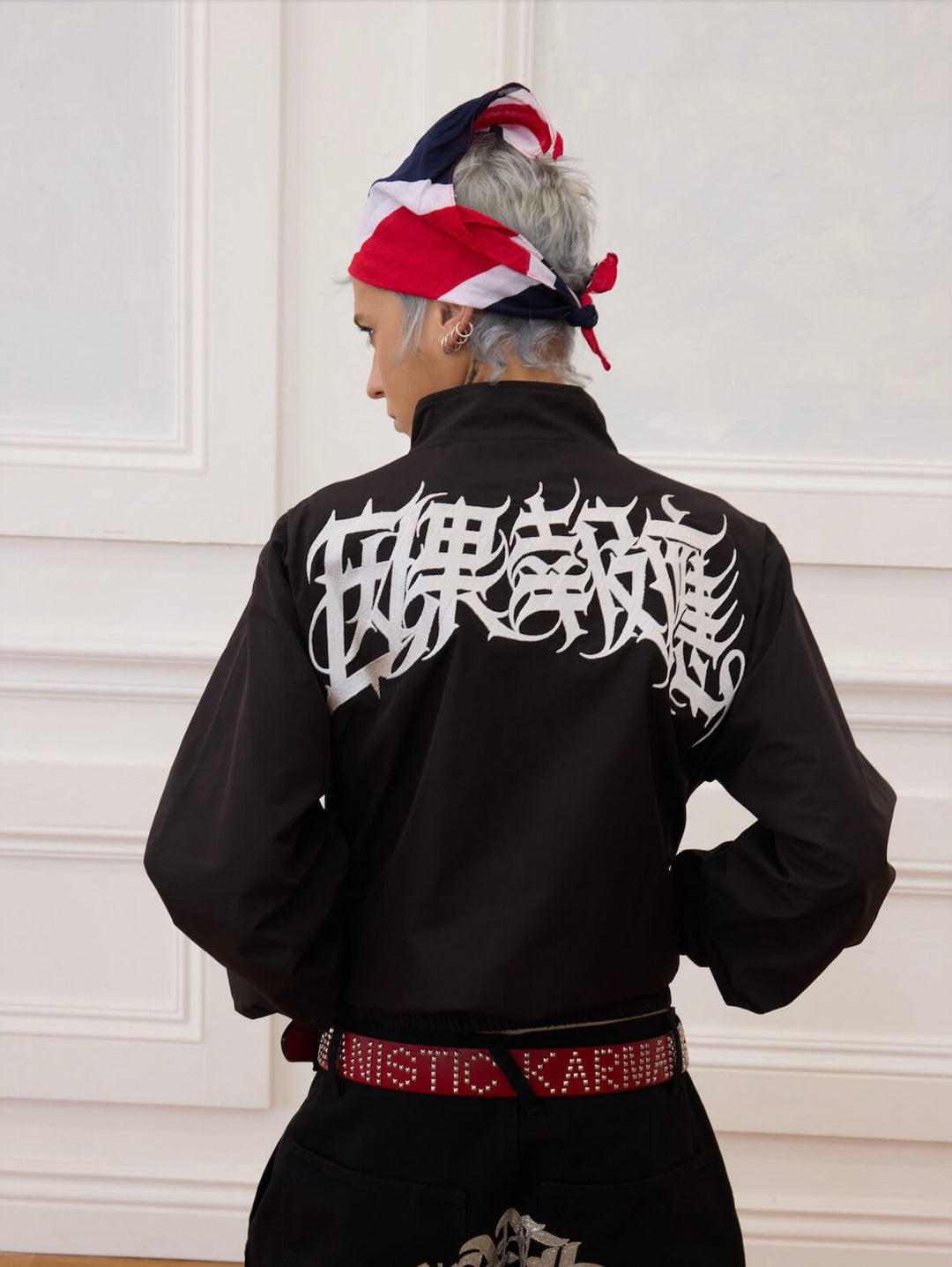 KARMANISTIC Karma Embroidered Track Jacket | Face 3 Face