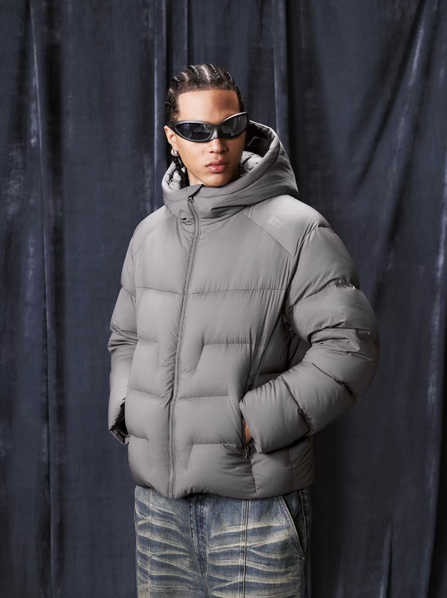 1807 Ultra Lightweight Hooded Down Jacket | Face 3 Face