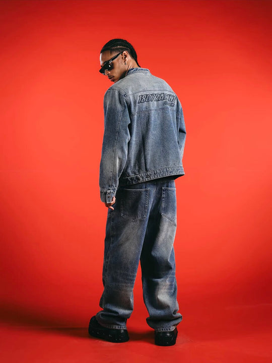 1807 Racing Washed Denim Jacket | Face 3 Face