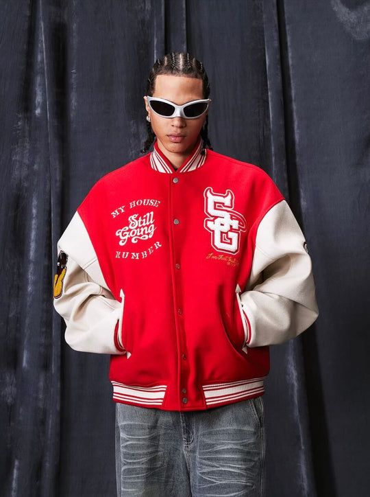 1807 Devil Angel Varsity Jacket | Face 3 Face