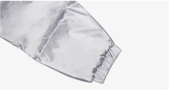 1807 Glossy Silver Down Jacket | Face 3 Face