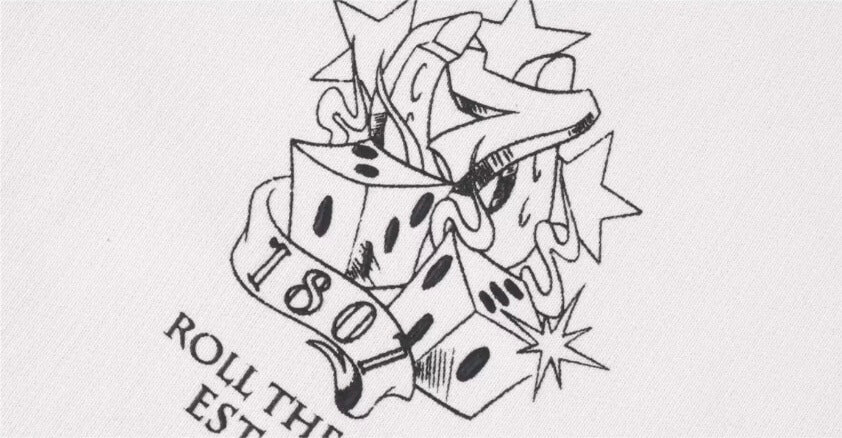 1807 ROLLTHEDICE Printed Zip Up Hoodie | Face 3 Face