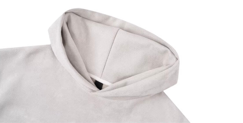 1807 Gothic Burnout Suede Hoodie | Face 3 Face