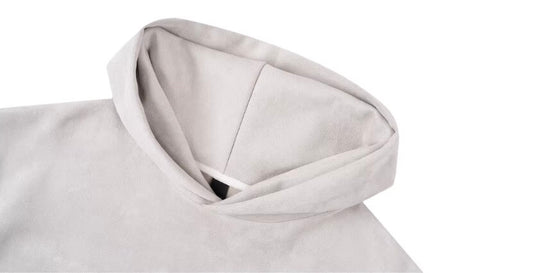 1807 Gothic Burnout Suede Hoodie | Face 3 Face