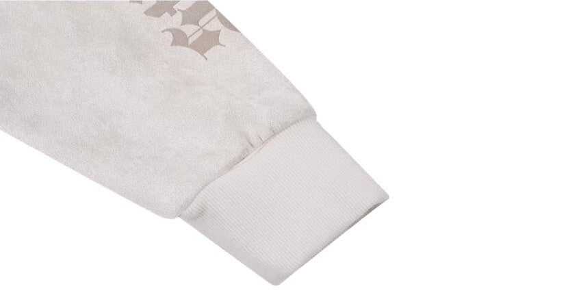 1807 Gothic Burnout Suede Hoodie | Face 3 Face