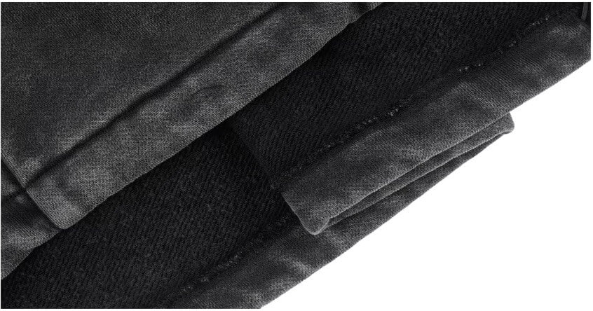 1807 Faux Fur Hood Trim Washed Zip Up Hoodie | Face 3 Face