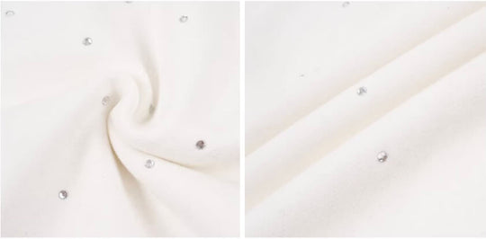 1807 Rhinestone Embellished Zip Up Hoodie | Face 3 Face