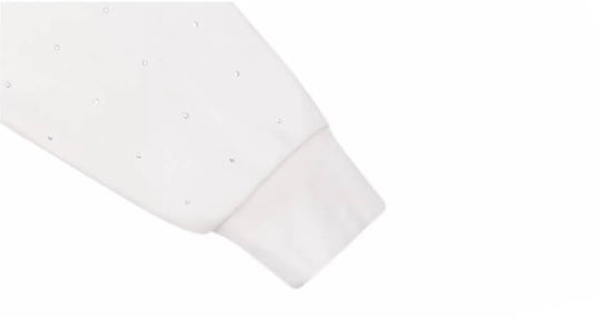 1807 Rhinestone Embellished Zip Up Hoodie | Face 3 Face