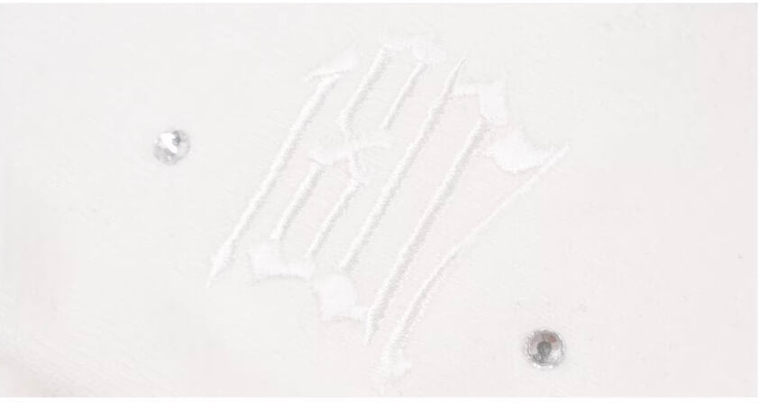 1807 Rhinestone Embellished Zip Up Hoodie | Face 3 Face