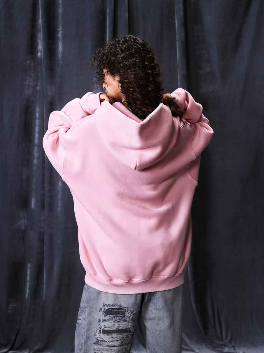 1807 ROLLTHEDICE Vintage Printed Distressed Hoodie | Face 3 Face