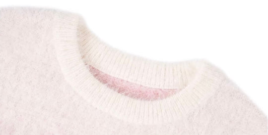 1807 Gradient Faux Mink Fur Knit Sweater | Face 3 Face