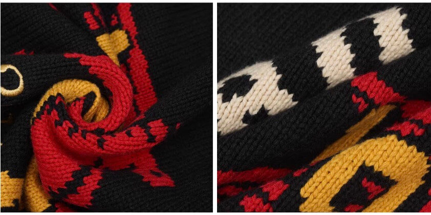 1807 Pegasus Jacquard Knit Zip Up Cowichan | Face 3 Face