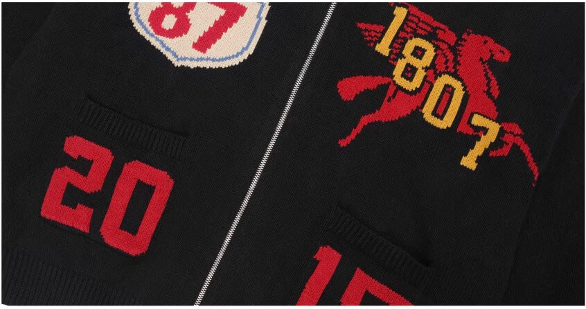 1807 Pegasus Jacquard Knit Zip Up Cowichan | Face 3 Face