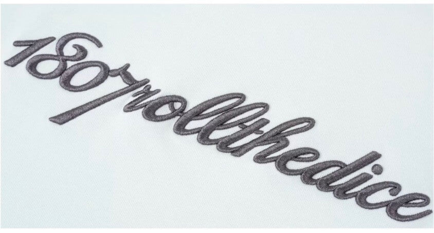 1807 ROLLTHEDICE 3D Embroidered Color Block Raglan Long Sleeve Tee | Face 3 Face