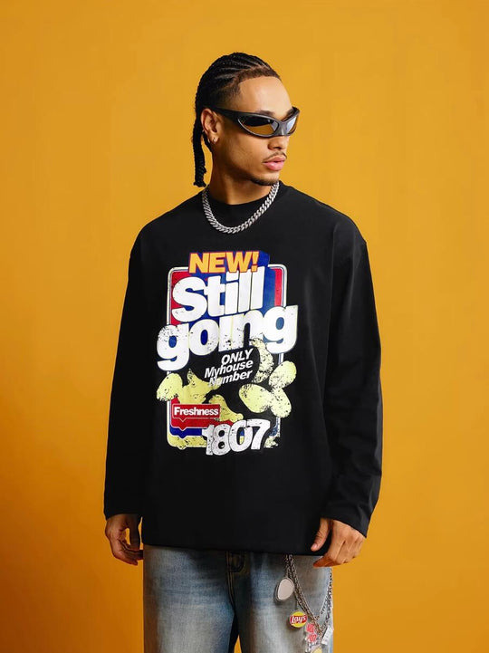 1807 × Lay’s Potato Chips Printed Long Sleeve Tee | Face 3 Face