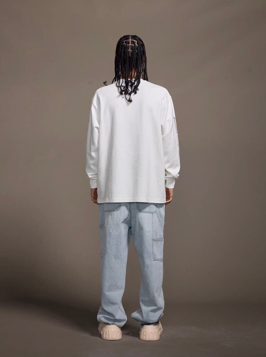 1807 Gothic Leather Patched Hockey Jersey Tee | Face 3 Face