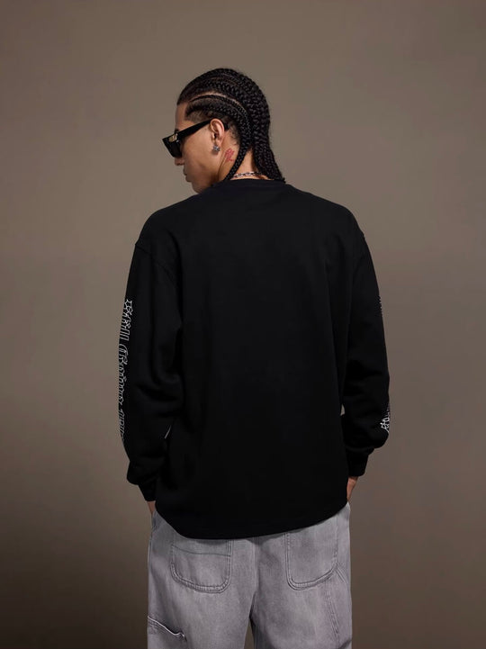 1807 Gothic Leather Patched Hockey Jersey Tee | Face 3 Face