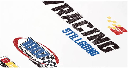 1807 Racing Vintage Printed Distressed Long Sleeve Tee | Face 3 Face