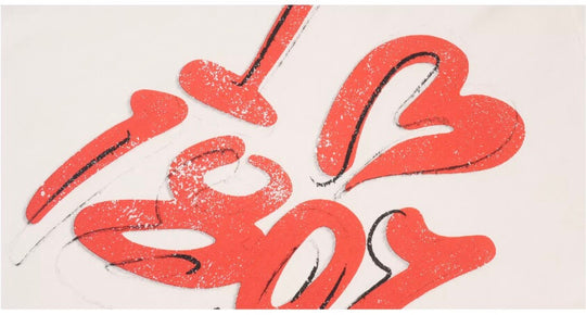 1807 Graffiti Heart Printed Long Sleeve Tee | Face 3 Face