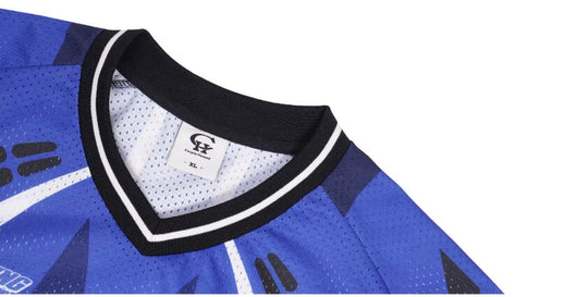 1807 × CH Dragon Head Rhinestone Hockey Jersey | Face 3 Face