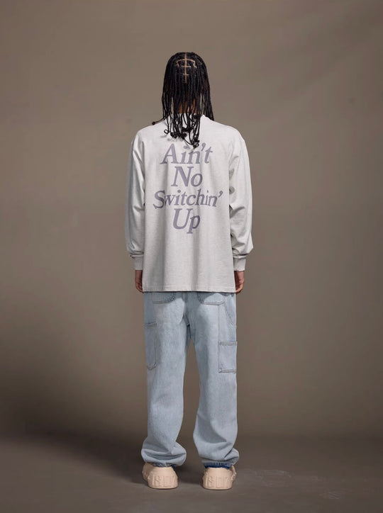 1807 STILLGOING Crackle Print Long Sleeve Tee | Face 3 Face