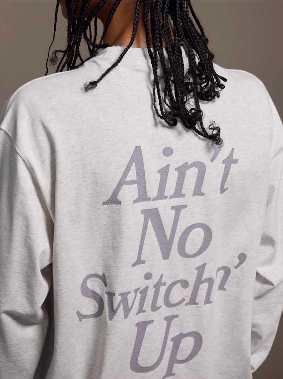 1807 STILLGOING Crackle Print Long Sleeve Tee | Face 3 Face