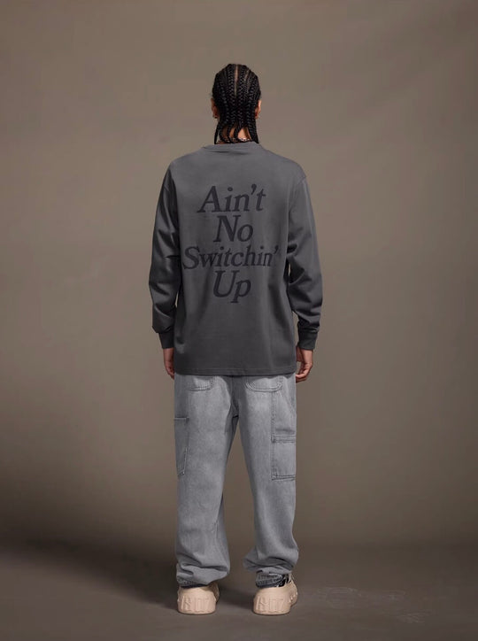 1807 STILLGOING Crackle Print Long Sleeve Tee | Face 3 Face