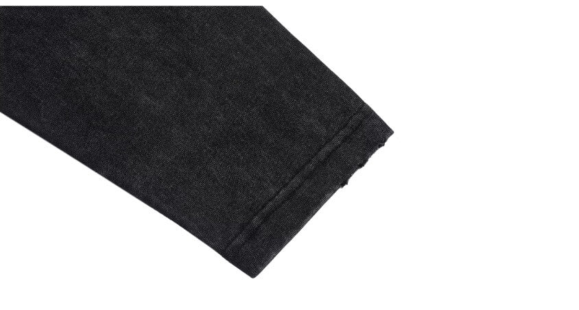 1807 Pegasus Embroidered Patch Distressed Long Sleeve Tee | Face 3 Face