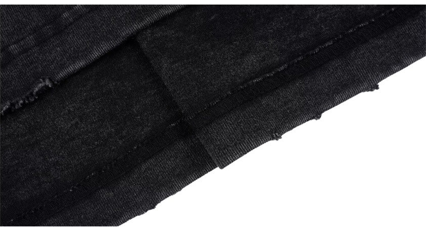 1807 Pegasus Embroidered Patch Distressed Long Sleeve Tee | Face 3 Face