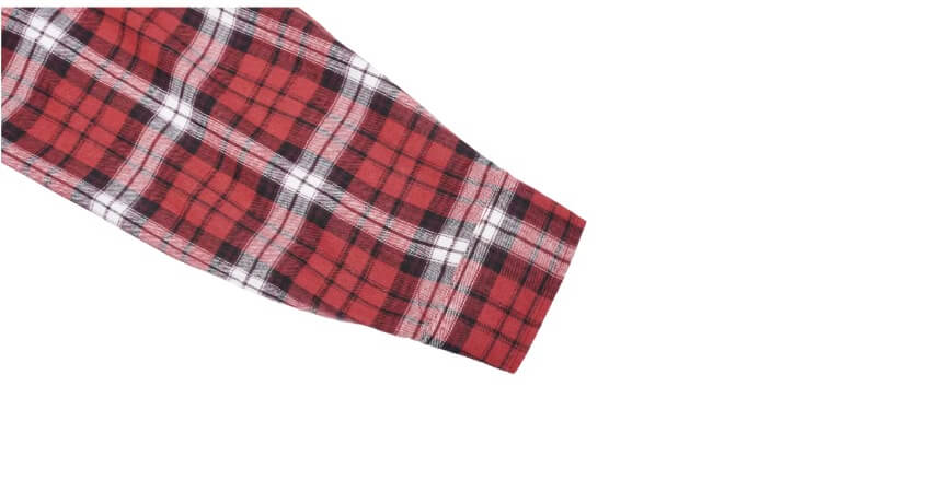 1807 Racing Printed Patch Plaid Long Sleeve Shirt | Face 3 Face