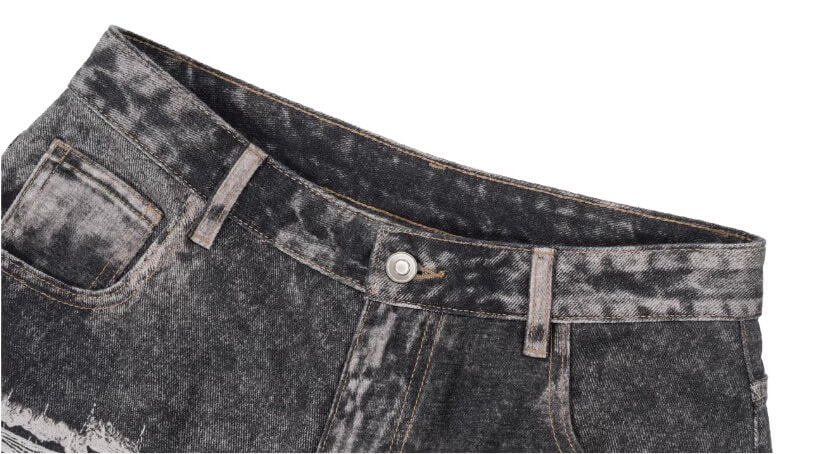 1807 Multi Pocket Digital Print Pants | Face 3 Face