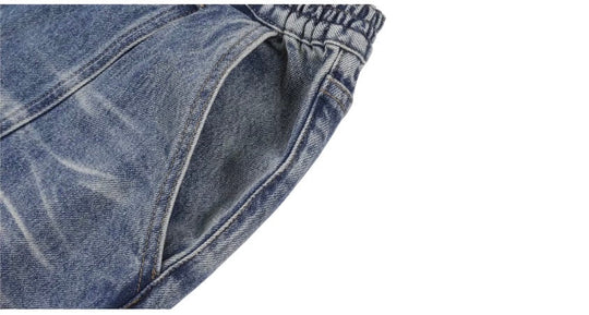 1807 Heavy Washed Whisker Center Stitch Jeans | Face 3 Face