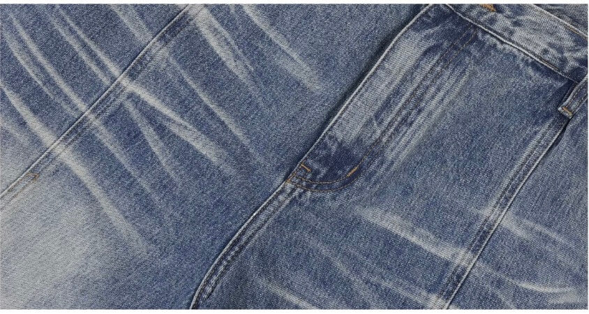 1807 Heavy Washed Whisker Center Stitch Jeans | Face 3 Face
