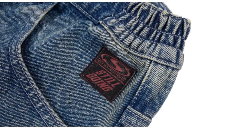1807 Racing Structured Washed Baggy Jeans | Face 3 Face