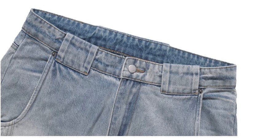 1807 Heavy Washed Machete Baggy Jeans | Face 3 Face