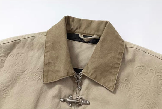 YADcrew Washed Detroit Work Jacket | Face 3 Face