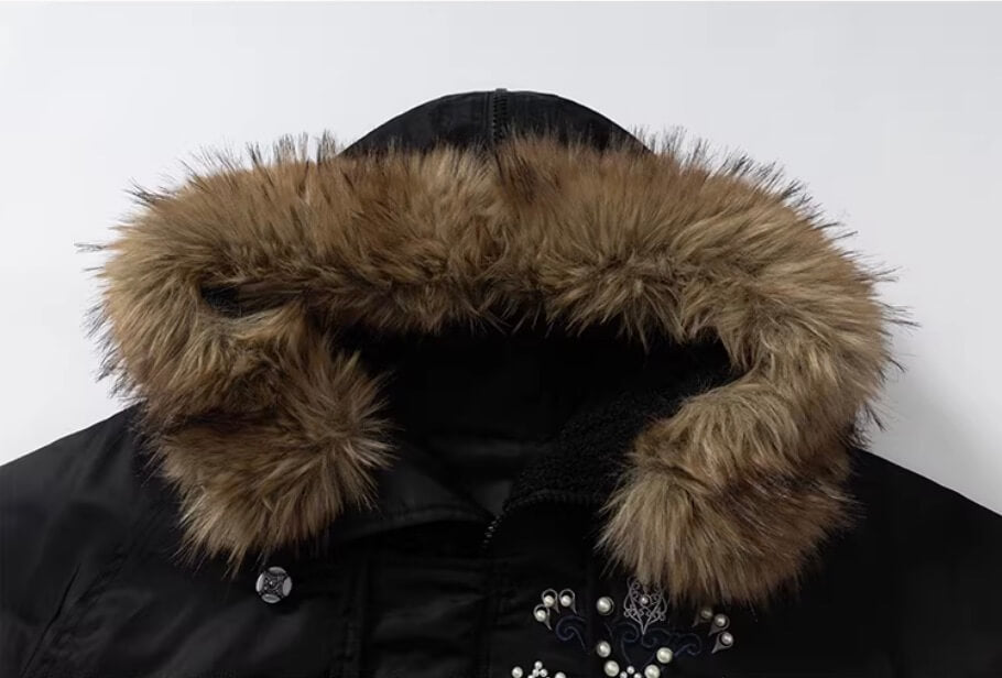 YADcrew Faux Fur Hood N-2B Bomber Jacket | Face 3 Face