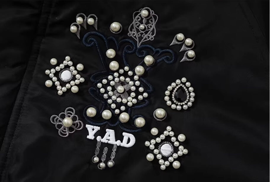 YADcrew Faux Fur Hood N-2B Bomber Jacket | Face 3 Face