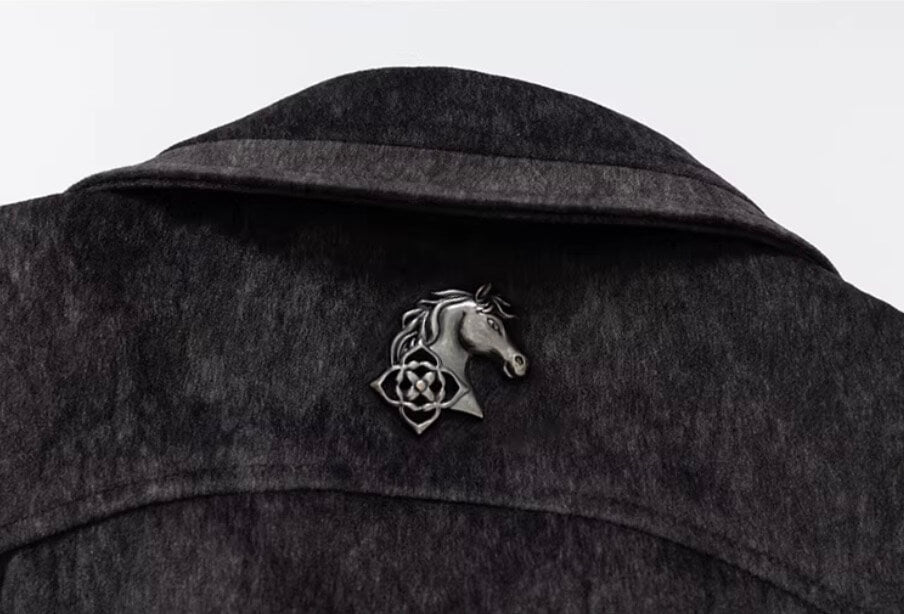 YADcrew Faux Horsehair Racing Jacket | Face 3 Face