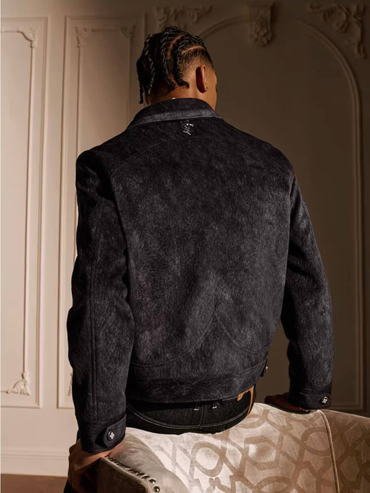 YADcrew Faux Horsehair Racing Jacket | Face 3 Face