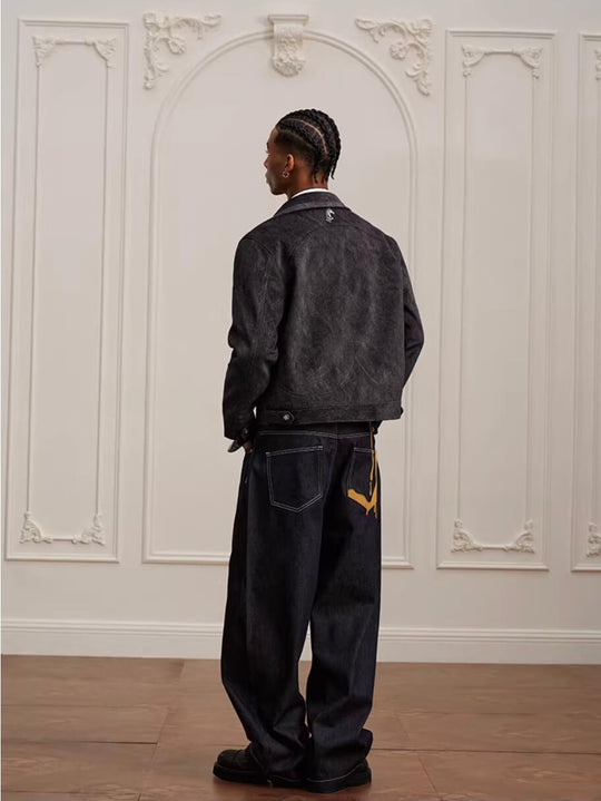 YADcrew Faux Horsehair Racing Jacket | Face 3 Face